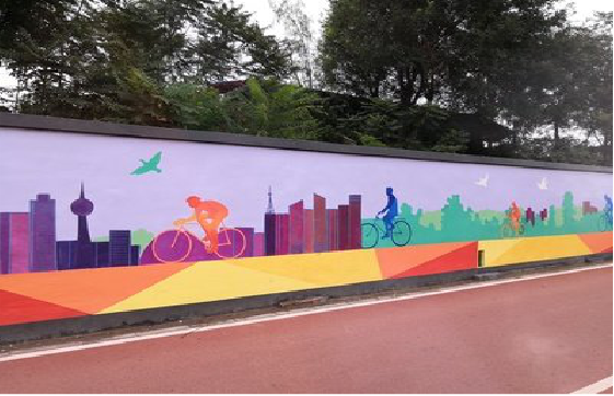 扬中墙体彩绘-围墙