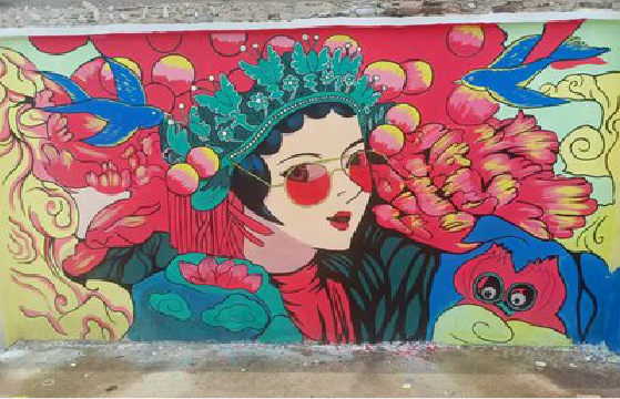 扬中墙体彩绘-网红墙