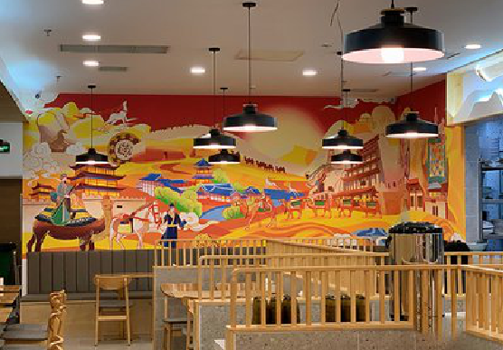 扬中商业空间彩绘介绍。