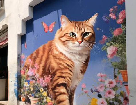 扬中自己绘制有个性的手绘墙