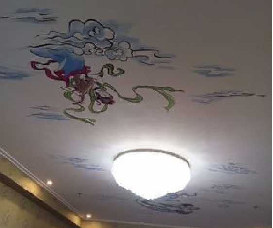 扬中如何快速绘制天花板上的手绘墙？