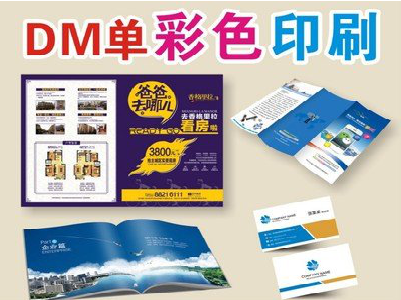 扬中单页印刷，色彩搭配简单。