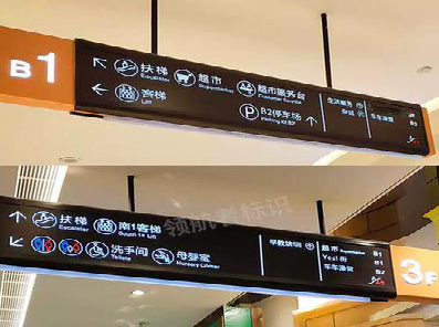 扬中如何通过商场标识牌引导客流分布？